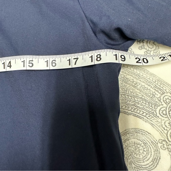 GLORIA LANCE | WOMEN’S BLOUSE | NAVY BLUE | SZ M | EUC - Picture 4 of 8